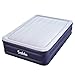 Sable Air Mattress, Blow Up Full Size XL Inflatable Airbed with Build-in Pump, Storage Bag for Home, Overnight Guests, Height 18