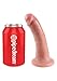 Pipedream King Cock Dildo, Flesh, 6 Inch