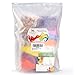 PP OPOUNT 19 Pack Colorful Foam Balls for Slimes 0.08-0.35 Inch with Tools and Fruit Slice for Slimes Making Art DIY Craft(Not Contain Slimes)