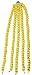 R and D Handicrafts Marigold Garland Artificial Flowers -Fake Flower Decoration for Indian Weddings, Diwali, Cinco de Mayo, Dia de los Muertos, Housewarming and Baby Shower - 4.5Ft, 5 Strands - Yellow