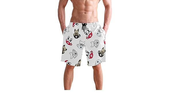 french bulldog swim trunks