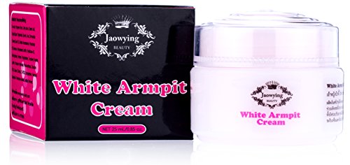 Armpit Whitening Cream Groin & Armpit Bleaching Cream - With Alpha Arbutin, Kojic Extract & Jojoba Oil - Rich Cream Designed to Safely Lighten & Brighten Dark Armpits or Groin Area - Net 0.85 Oz