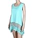 Oversize Vest Blouse,Hemlock Women Summer Plus Size Tops Shirt (5XL, Blue)