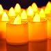 Midafon 24 Pcs LED Flameless Candles Votive Candles Flickering Tealight Candles Battery Operated Halloween Decoration