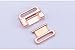 20Pcs/lot 12mm Craft Rose Gold Metal Rectangle Tape Closure Hook & Clasp Waist Extenders Sewing On Clothes Bra Clip Hooks