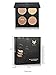 Indexu 4 Colors Highlighter Bronzer Powder Contour Palette Makeup Palette Concealer Powder 01#(pearl-lustre)