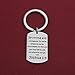 QIIER Christian Keychain Be Strong and Courageous Joshua 1:9 Bible Verse Dog Tag Pendant Keychain Religious Jewelry Inspirational Gifts(Joshua 1:9 Dog Tag)