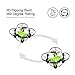 Virhuck Volar-360 Nano Drone (Suit for Experienced Flyer) 2.4 GHz 4.5 CH 6 AXIS GYRO Multicolor LED with Rolls and 3D Flips, Green