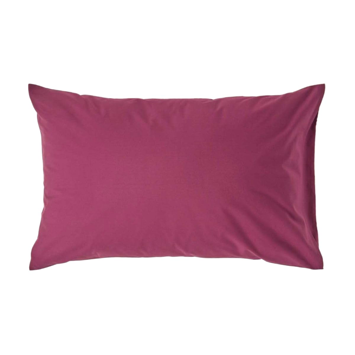 HOMESCAPES Plum Purple Pure Egyptian Cotton Pillowcase Standard Size 200 TC 400 Thread Count Percale Equivalent Housewife Pillow Case