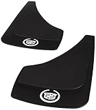 Highland 1031700 Black Cadillac Logo Molded Splash Guard  - 2 Piece
