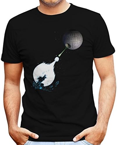 Death Star Kamehameha Dragon Ball Z Star Wars Men's T-Shirt
