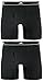 adidas Men's Relaxed Performance Stretch Cotton Boxer Brief Underwear (2-Pack), Black Black, MEDIUM
