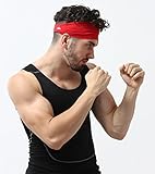 Mens Headband - Guys Sweatband & Sports Headband for Running, Working Out and Dominating Your Competition - Performance Stretch & Moisture Wicking