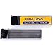 June Gold 8 Pack 0.5 mm HB #2 Mechanical Pencils, Extra Long Spin Eraser, 2 Lead Dispensers/w 220 Refills & 8 Refill Erasers, Break Resistant Lead, Soft Non-Slip Grip