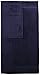 Amazon Brand – Pinzon 6 Piece Blended Egyptian Cotton Bath Towel Set - Navy