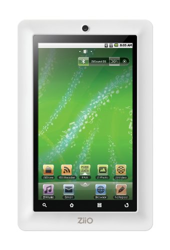 Creative ZiiO 8 GB 7-Inch Android 2.1 Wireless Entertainment Tablet (White)
