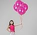 Treasured Metallic Magenta Balloons: Dark Pink & Pearl Pink Latex Balloons (12 Inch, 100 Pieces)