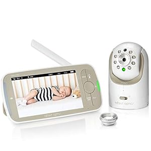 Infant Optics DXR-8 PRO Video Baby Monitor, 720P HD Resolution 5″ Display, Patent-Pending A.N.R. (Active Noise Reduction), Pan Tilt Zoom, and Optical Zoom Lens