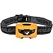 Easy to Use Super Bright LED Headlamp Great for Camping, Hiking, Dog Walking, Running and Kids. One of the Lightest (1.4 oz) Best Headlights. Water & Shock Resistant with Red Strobe