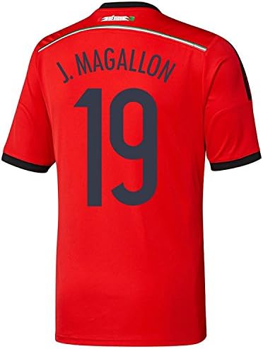 J Magallon 19 Mexico Away Jersey World Cup 14 J マガジョン ジュニア向け ワールドカップ14 アウェイ用 メキシコ 記念日 サッカーユニフォーム Youth 背番号19