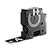 DYMO Rhino Adhesive Vinyl Label Tape, 1-inch, 18-Foot Cassette, Black (1805432)