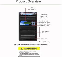 Produplicator 1 to 90 CD/DVD SATA Daisy Chain