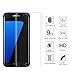 BONUM Galaxy S7 Edge Screen Protector,HD Clear Full Coverage Error Proof Bubble-Free Curved Tempered Glass Screen Protector for Galaxy S7 Edge(Clear)