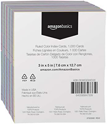 A set of playing cards with colorful indexes and number 000, priced at $11.50 on Amazon.