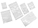 ShipGuard 500 Count 1.5x2 2x2 2x3 3x3 3x4 3x5 Resealable Zipper Poly Bags, Sealed Storage Seed Beads, Food, Dry Goods, Candy, Tea, Coffee, Earrings, Jewelry Packaging, Office Stationery Storage Bags