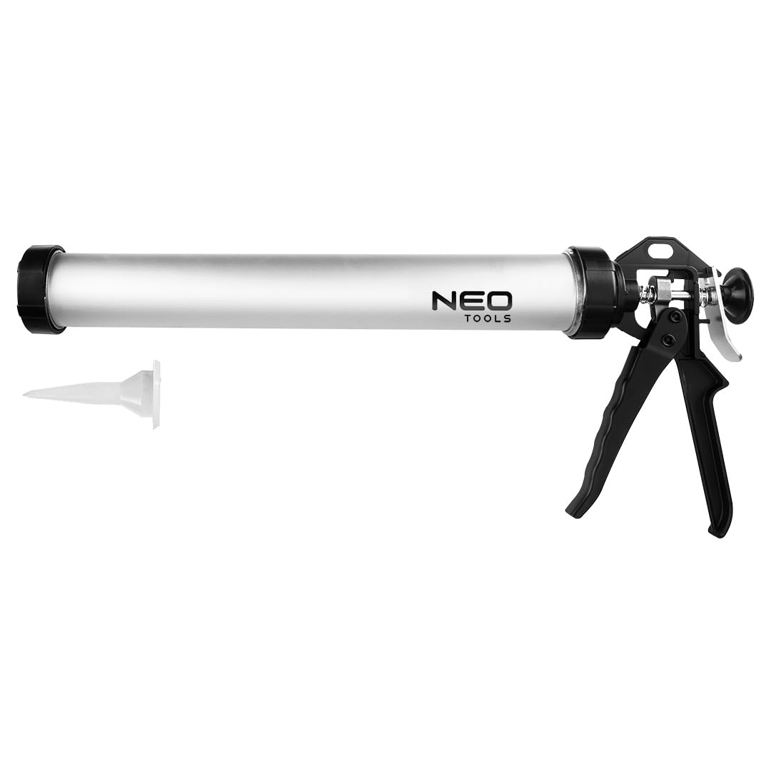 NEO Silicone Sausage Combi Gun, Caulking Gun with nozzle, 600ml, (Neo 61-006)