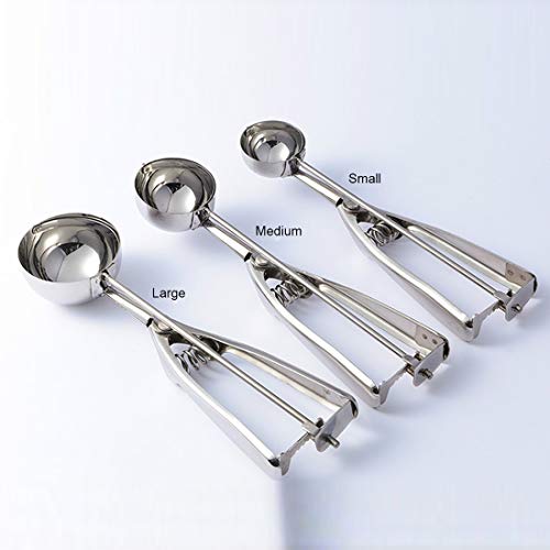 Ice Cream Scoops & Stacks - 4 5 6cm Stainless Steel Spoon Ice Cream Mashed Potatoes Watermelon Jelly Yogurt Cookies Spring - Steel Scoop Aluminum Ice Tool Ice Ice Spoon Yogurt Maker Meme Ice