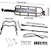 Kissemoji Wakrays Bike Rear Rack Carry Carrier Holder Seatpost Mount Quick Release Max Load Support110Lb(50kg)