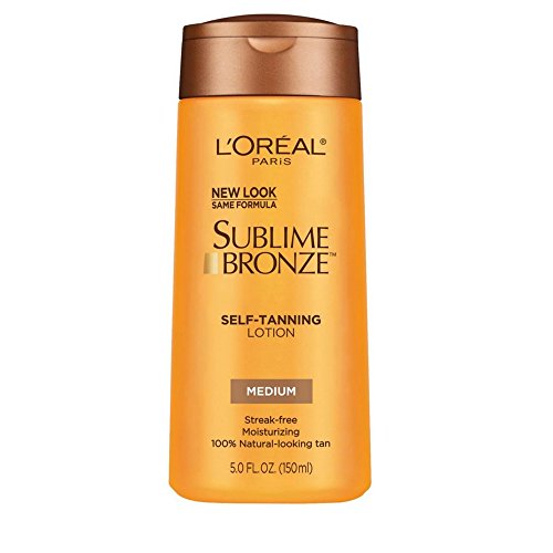 L'Oreal Paris Sublime Bronze Self-Tanning Lotion, Medium Natural Tan 5 oz (Pack of 3)