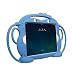 Kids Case for New iPad 2017/2018 - CHINFAI [Double-Faced Monkey Series] Shock Proof Handle Stand Silicone Protective Cover for 9.7 inch iPad Pro/Air/Air2/5th/6th Tablet (Blue)