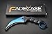 FadeCase Karambit Classic - Blue Steel - Real CSGO Knife Skin Counter Strike Global Offensive Full Tang Fixed Blade