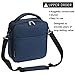 UPPER ORDER Reusable Insulated Lunch Box for Men and Women (Black) Durable Leakproof Cooler Tote Bag Freezable Lunch Bag for Adults. Top Women and Mens Lunch Box for Office Work, Picnic.