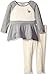 Juicy Couture Girls' 2 Piece Tunic and Pant Set with Lace Trim