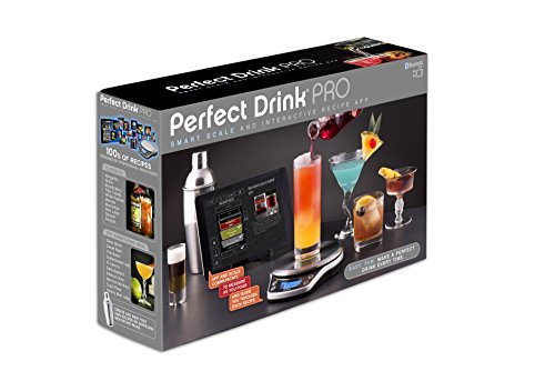 Perfect Drink PRO Smart Scale + Recipe App - Mix Perfect Cocktails at Home (Wireless, Bluetooth 4.0)