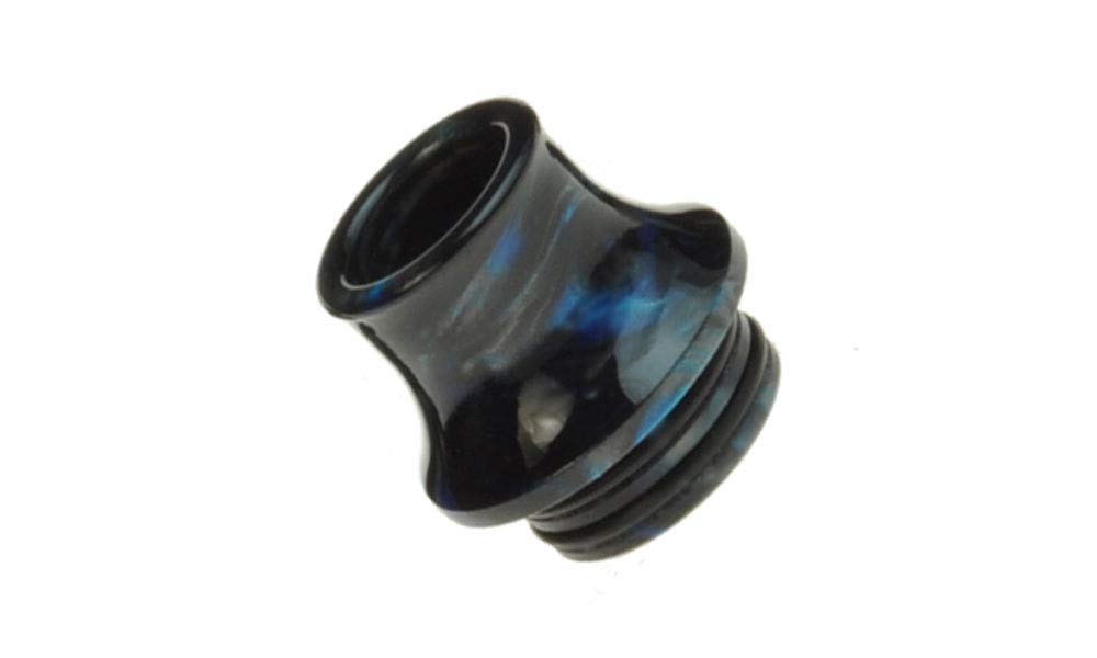 Armerah Cone 810 Drip Tip eCig Mouthpiece Short/Big Marble Epoxy Resin Single Black