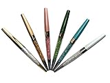 MengRan Bling Bling Chaton Slim Crystal Diamond Ballpoint Pen (New Style, 6 colors No.1)
