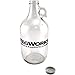 KegWorks Clear Glass Beer Growler - 64 oz