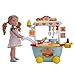 ZWSISU Food Car for American 14inch Girl Wellie wishers Doll Furniture