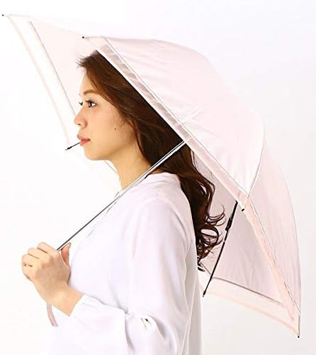 Amazon Co Jp マルイ ムーンバット Marui Moonbat 日傘 3段 折りたたみ 晴雨兼用 Uv 遮熱 軽量 くるっと巻くだけ ラクチン快適 裾オーガンジー 31 ピンク 50 服 ファッション小物