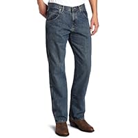 Wrangler mens Rugged Wear Relaxed Straight Fit jeans, Mediterranean, 35W x 32L US Wrangler mens Rugged Wear Relaxed Straight Fit jeans, Mediterranean, 35W x 32L US