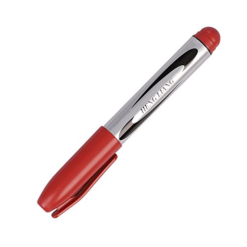 10 Count Permanent Markers Thick Point Resists Fading and Water Permanent Marker Pens Black Red Marker for Glass Metal Plastic Wood Paper