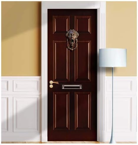Scroodge Door Mural. ONE Piece Sticky Decal, Skin, Wrap, Cover, Poster for Door, Wall or Fridge. All Standard Door Sizes (30"x80", Variant 2)