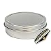 48 Pack of Mighty Gadget (R) Screw Top Round Steel Tin Cans (2 oz)