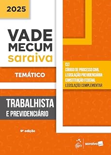 Livro Vade Mecum Trabalhista e Previdenciário - Temático - 9ª Edição 2025