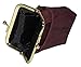 Buxton Heiress Pik-Me-Up Framed Case, Burgundy