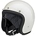 Biltwell Inc. Bonanza Gloss Vintage White Open Face Helmet Large